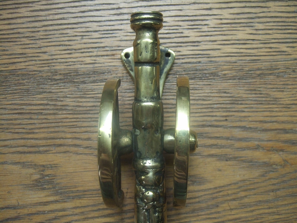 D084Brass Cannon Door Knocker Antique Door knockers