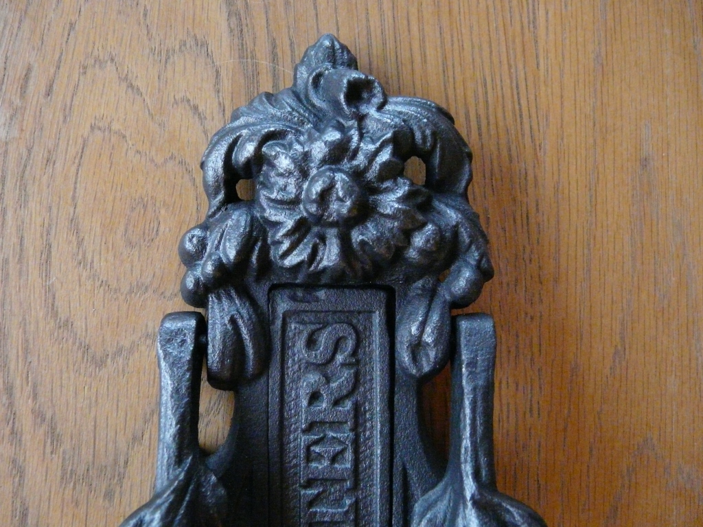 Victorian Letter Box And Door Knocker D2081215 Antique Door knockers