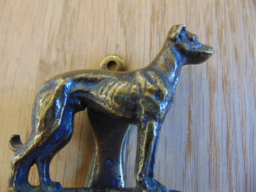 Greyhound Door Knocker D1990317 Antique Door knockersAntique Door