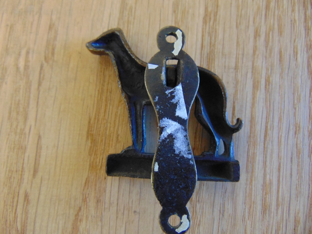 Greyhound Door Knocker D1990317 Antique Door knockersAntique Door