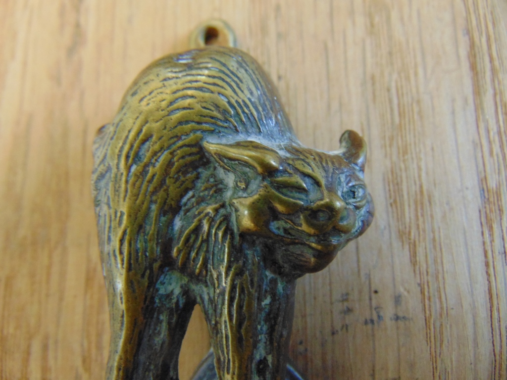 Manx Cat Door Knocker D2470317 Antique Door knockers