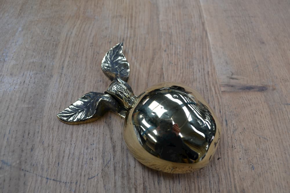 Brass Apple Door Knocker RD011L Antique Door knockers