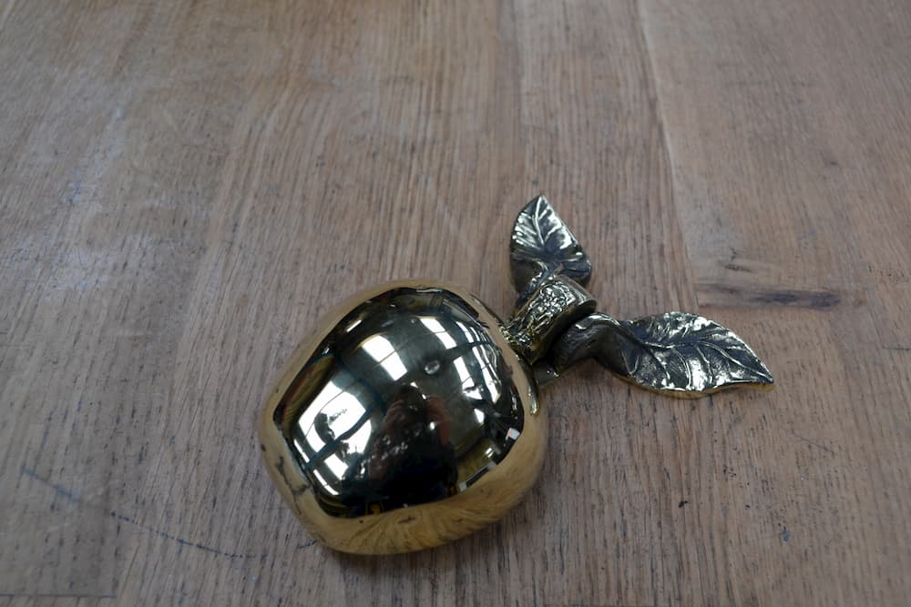 Brass Apple Door Knocker RD011L Antique Door knockers