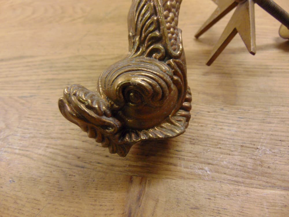 Maltese Fish Door Knocker D281L1120 Antique Door knockersAntique