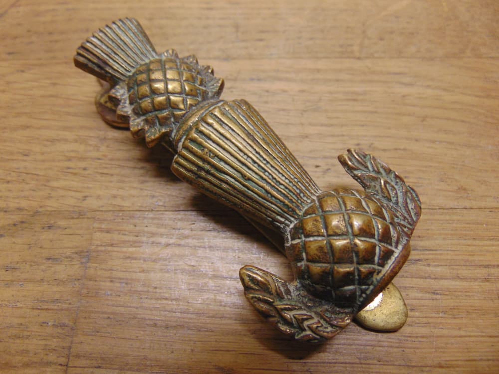 Scottish Thistle Door Knocker D0840421 Antique Door